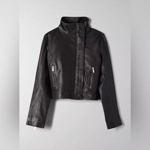 Aritzia Babaton Leather Jacket (Jagger Leather Moto)